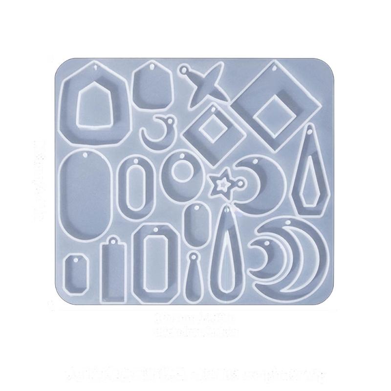 Геометрические серьги-подвески, силиконовые формы для DIY ювелирных изделий, формы для эпоксидной смолы для изготовления сережек, литейные формы