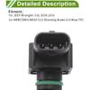 Manifold Absolute Pressure MAP Sensor for JEEP Wrangler 3.6L 2014-2016 No.0261230227/05149174AB/68371847AA/A0041533228/A0051535028/A0041533028 1 Pc