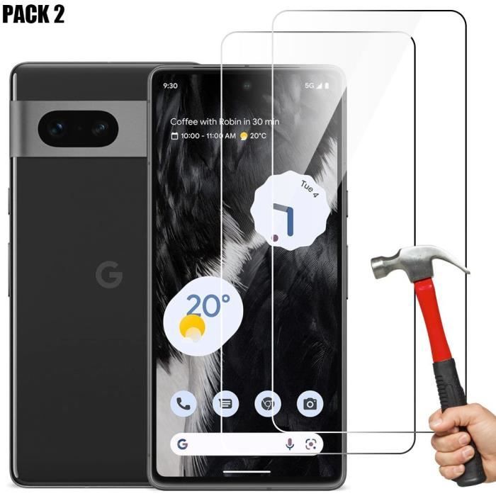 Tempered Glass Screen Protector for Google Pixel 7 - Easy Installation Anti-Scratch Pack of 2