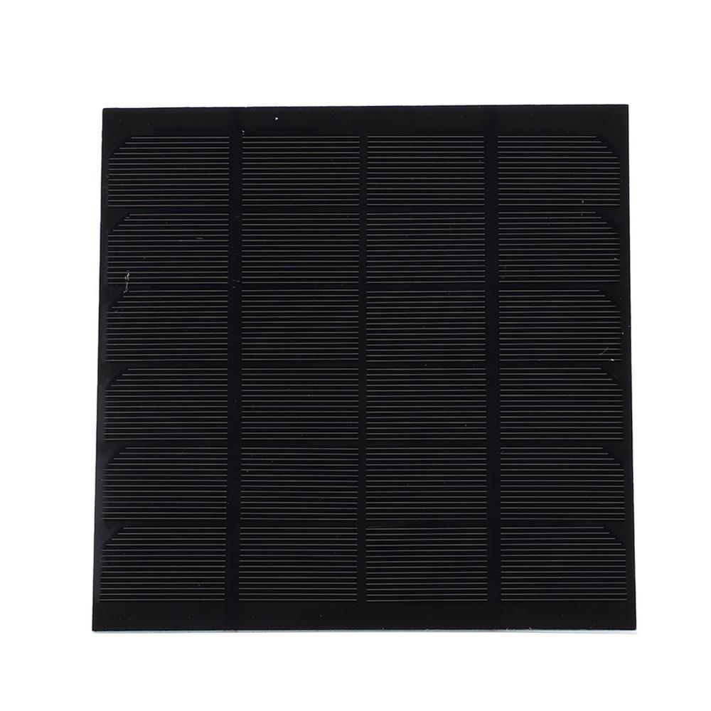 PET Solar Panel 3W 6V Solar Panel Module Durable Solar Charger  Outdoor Lighting чёрный