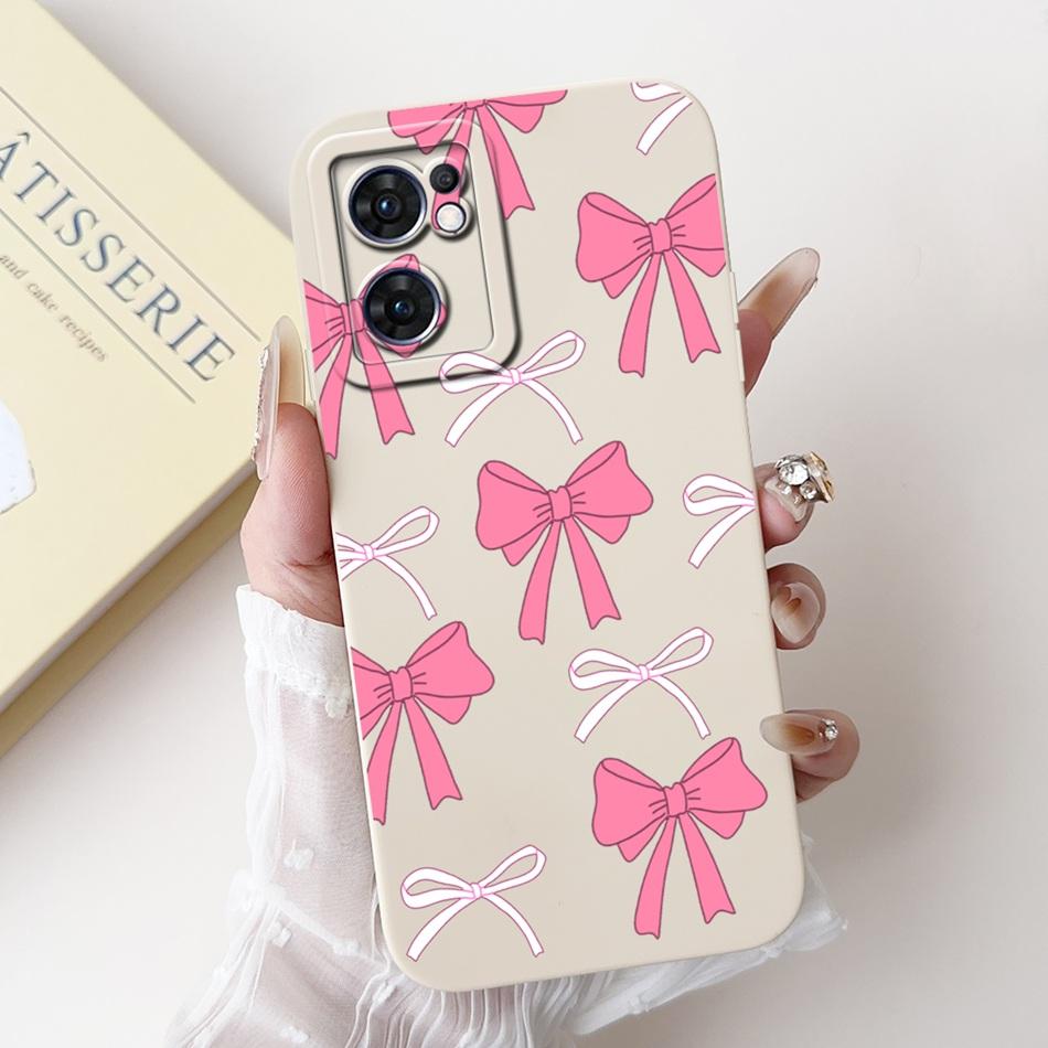 For OPPO Reno7 5G Elegant Sunflower Tulip Printed Phone Case For Oppo Reno 7 5G CPH2371 Soft Silicone Shockproof Cases