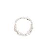 Women's Irregular Silver Pearl Index Ring - 2023 Lightweight Luxury Design