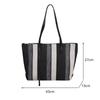 Raffia Summer Bags for Woman  Stripe Designer Shoulder Crossbody Shopper Storage Bag Women Casual Canvas Handbag Tote Bag