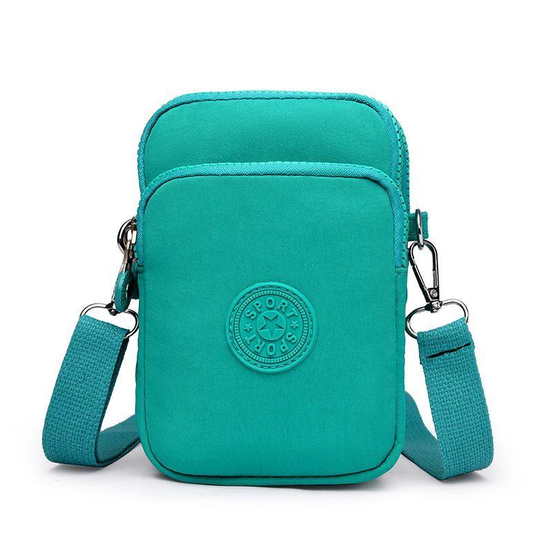 Lightweight Women's Shoulder Bag Mini Oxford Cloth Casual Crossbody Bag Mobile Phone Bag Multi-layer