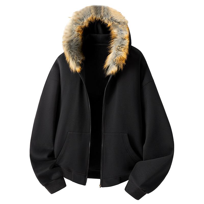 Men Women Cardigan Hooded Sweatshirt Fall Outdoor Running Sport Cardigan Jacket Outdoor Warm Casual Sweatshirt