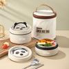 304 Stainless Steel Insulated Multi-layer Lunch Box with Microwave Heating – Portable Large Capacity Bento Container