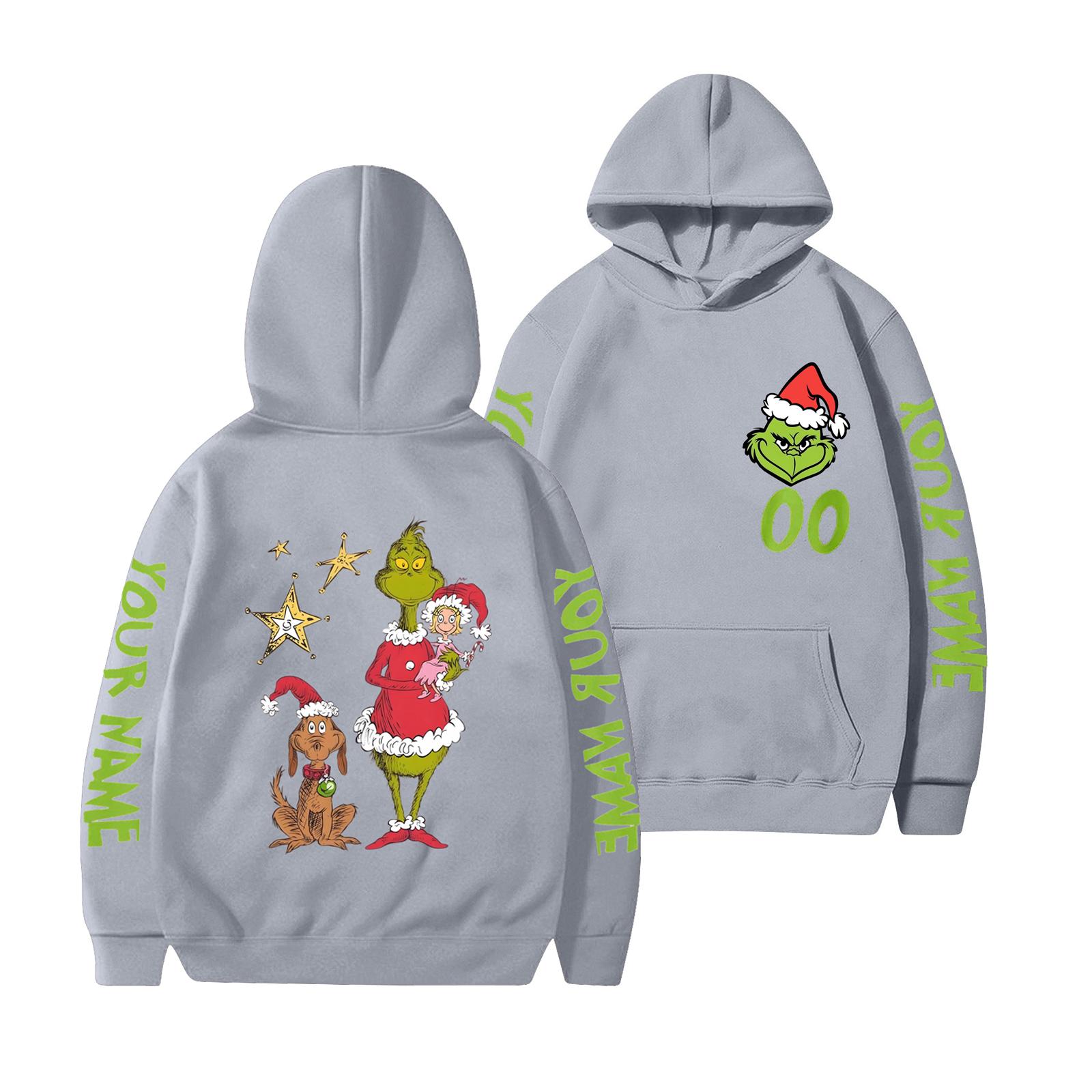 

Женская мода повседневный принт повседневный длинный рукав круглый вырез толстовка топ S