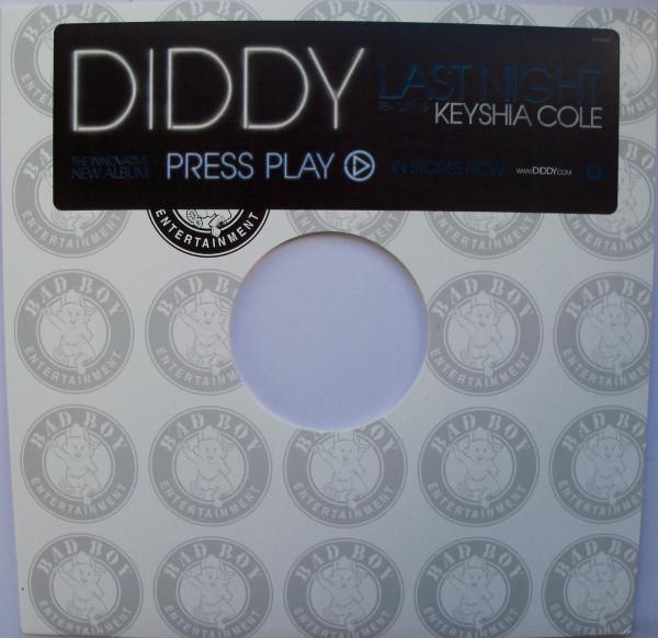 

12inch Record P. DIDDY, KEYSHIA COLE - Last Night PR302440 Bad Boy Enterta 2007 US Rap & Hip-Hop/R&B Used