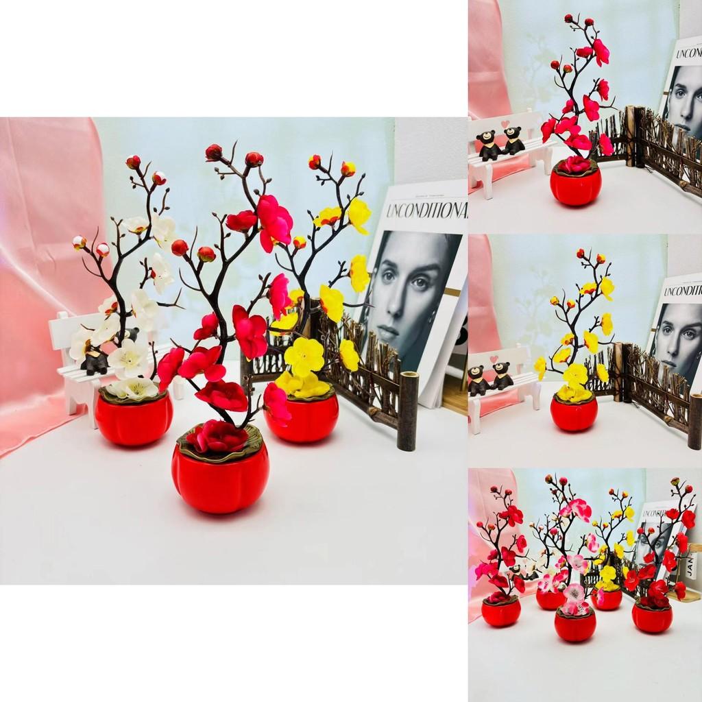 Winter Sweet Spring Festival Artificial Plant With Bright Colors For Holiday Home Decoration