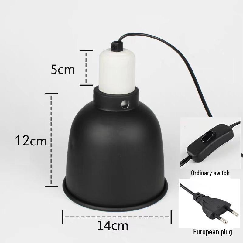 Turtle Basking Reptile Lamp: Adjustable Heat-Resistant Sun Lamp Cover with Focused Light and Heat Control