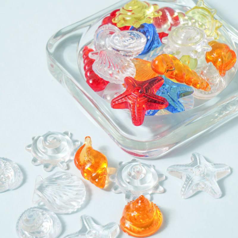 30 Pedras Transparentes Para Decoração de Aquário