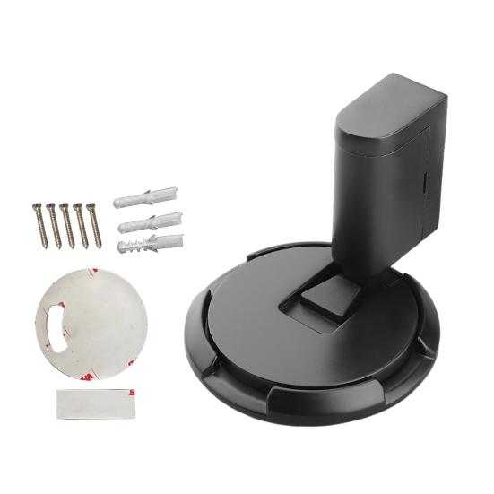 Magnetic Door Stopper No Drilling Silent Floor Door Stop with Screws Adhesive Adjustable Mechanical Magnetic Door Stopper for Home Safety