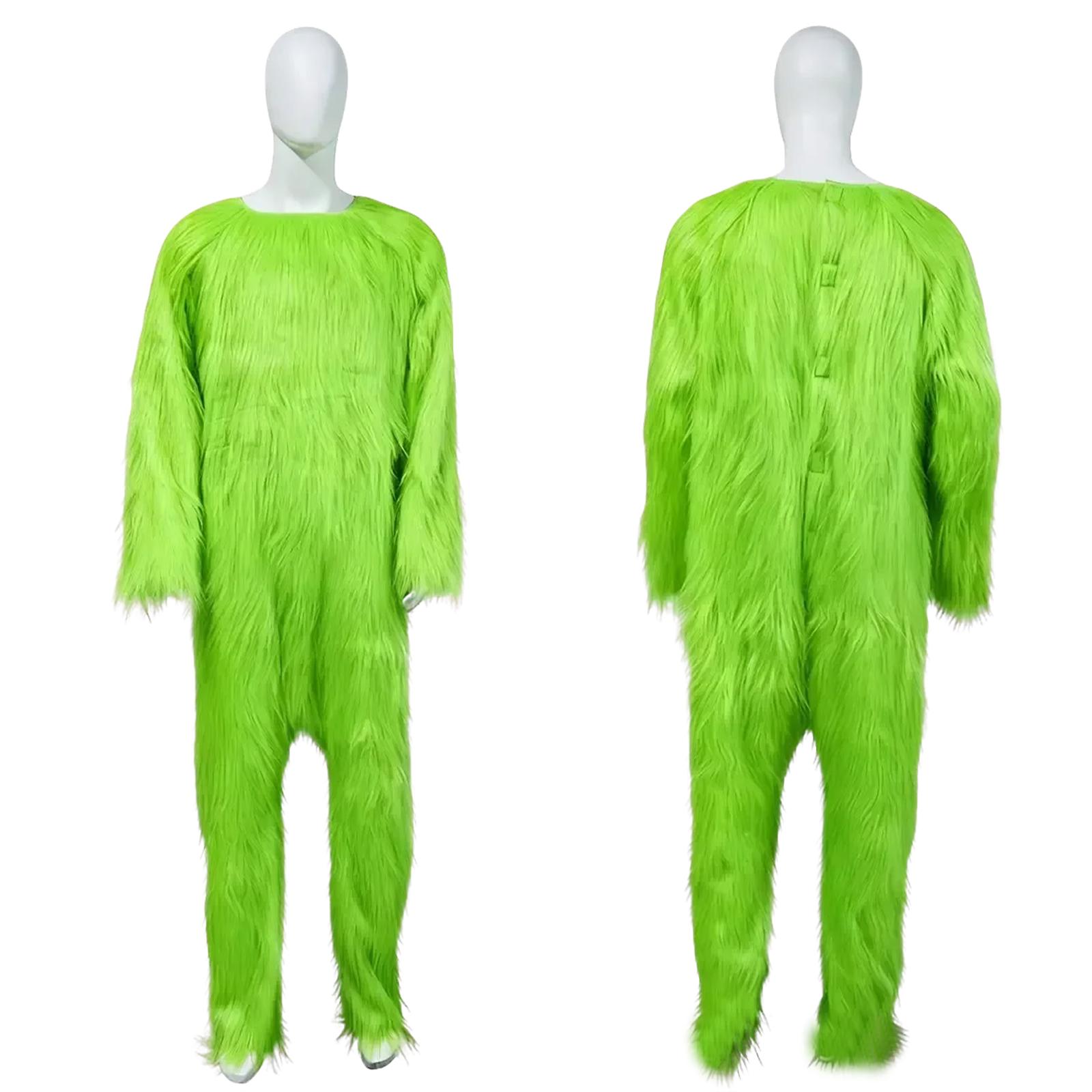 

Рождественская зеленая большая маска Клауса Хэллоуин Косплей Костюм Реквизит Рождественская Смешная Маска на Все Лицо для Вечеринки XL зелёный