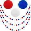 Patriotics Decorations Independence Day Party Felt Ball Skewers Celebration