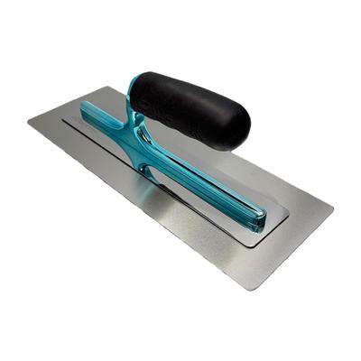 Large Stainless Steel Trowel In Blue Perfect For Plastering Bricklaying Trowel Cement Scraper Mud Board Construction With Handle