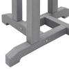 Garden Bar Set 3 pcs Light Grey HDPE