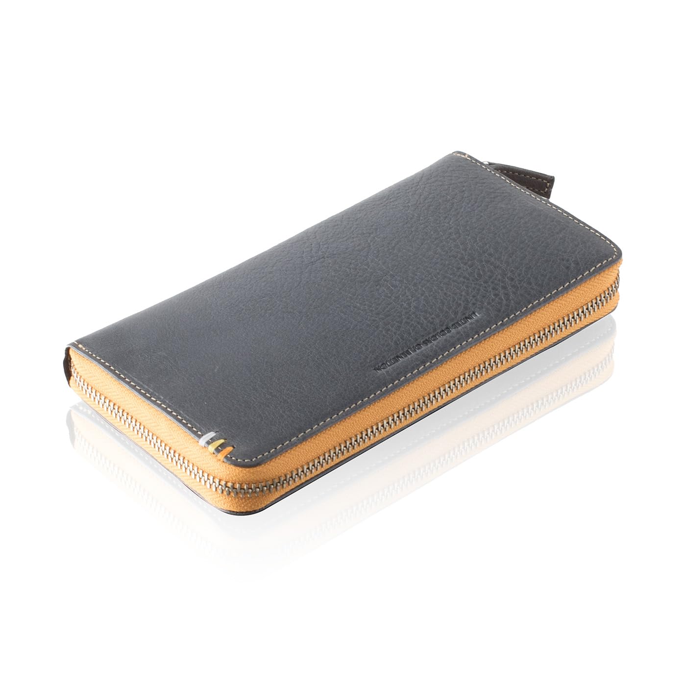 

United Colors of Benetton Long Wallet, Italian Leather, Navy