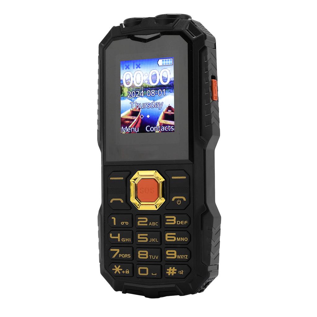 4G Elderly Phone 1.8 Inch HD Screen Dual Card Dual Standby 32MB and 32MB Memory Mobile Phone Black