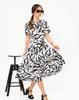 Regular Fit Dress with ISSA Plus Print