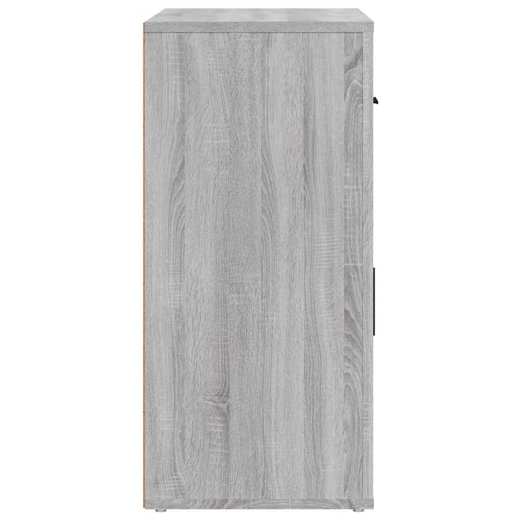 Vidaxl Cabinet, Sonoma Grey Oak, 80X33X70 Cm, Wood-Based Material