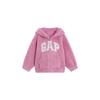 Gap Toddler Girls' Coral Fleece Hooded Sweatshirt Jacket