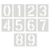 Letter Stencils And Numbers PET Reusable Templates for DIY Art Crafts 26 Letters 10 Numbers Comprehensive Stencil Set for Wood Signage Cake Decorating
