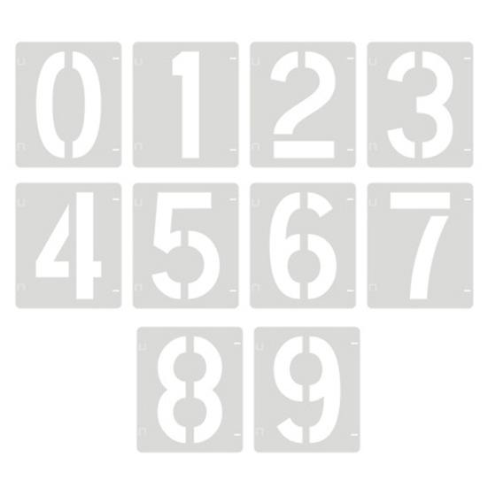 Letter Stencils And Numbers PET Reusable Templates for DIY Art Crafts 26 Letters 10 Numbers Comprehensive Stencil Set for Wood Signage Cake Decorating