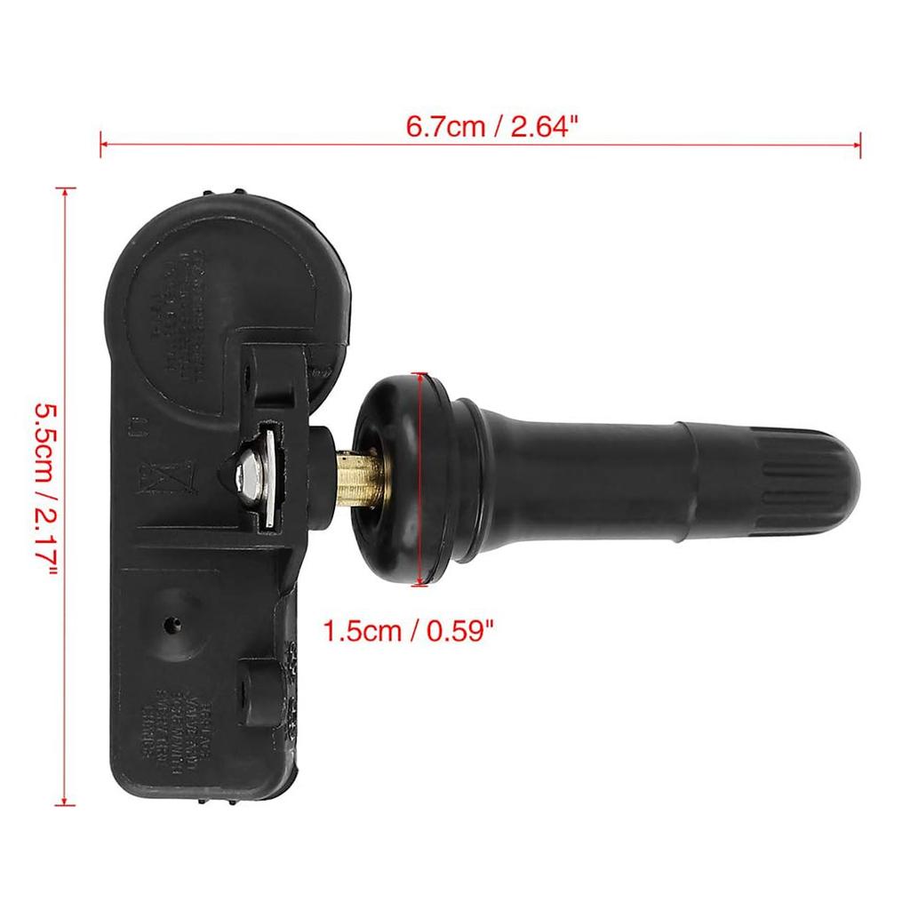 Unifizz Car Tire Pressure Monitoring System TPMS Replacement Sensors DE8T1A180AA for Ford Focus 2011-2013