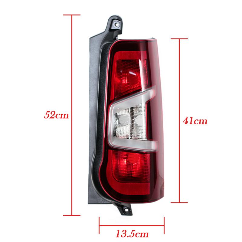 Tail Light without Bulb Tail Lamp For Peugeot Partner For Citroen Berlingo For Vauxhall Combo For Toyota Proace City 2019-2023