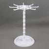 Rotatable Keychain and Accessory Display Rack for Desktop Organization
