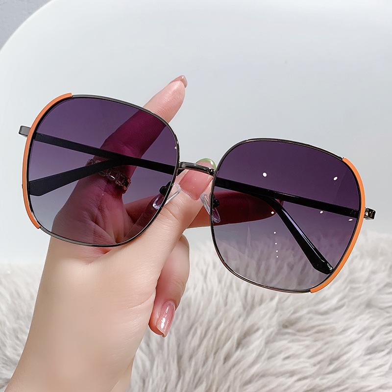w Polarized high-end sunglasses, glasses for driving, UV-proof sunshade trendy women's sunglasses
