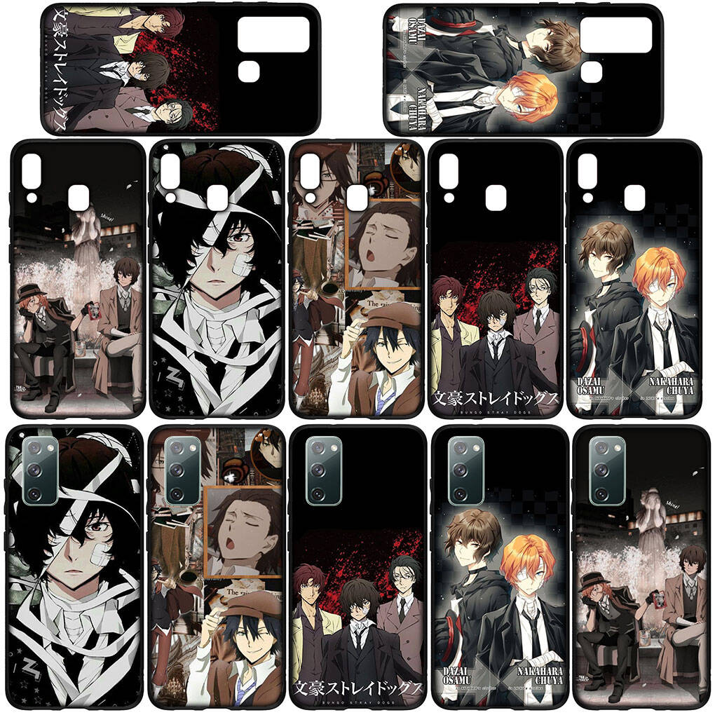 Husă pentru iPhone 17 16 15 Xiaomi Poco Redmi Note 14 13 12 11 Pro Samsung Galaxy S25 S24 S23 OPPO Huawei Bungou Stray Dogs Anime Husă Telefon Lentilă Cameră