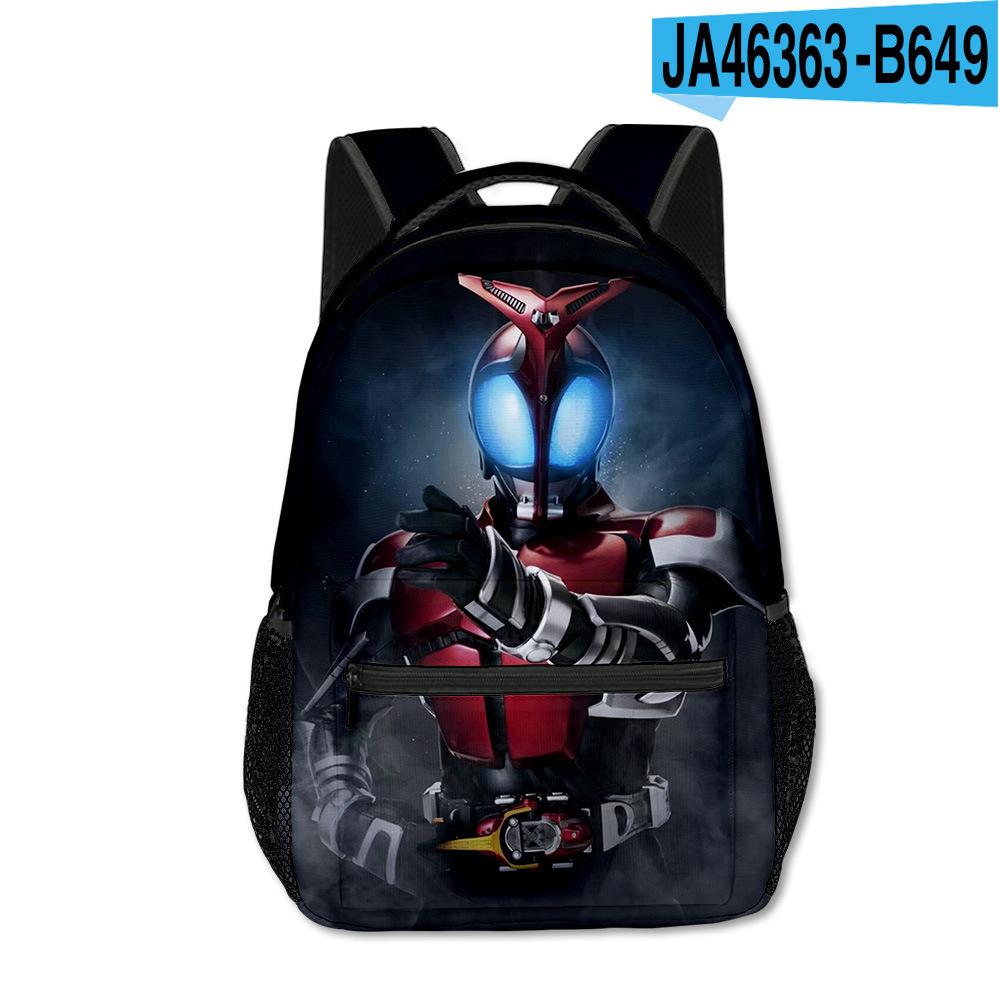 Fashion Novelty Cool Kamen Rider student Bookbag Notebook Backpacks 3D Print Oxford Waterproof Boys/Girls Travel Backpacks