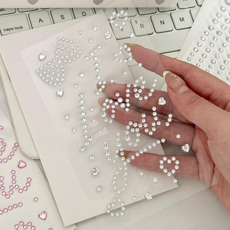 Happy Birthday I LOVE YOU Rhinestone Stickers Diamond Gems Decals for Gift DIY Decoration Sticker for Journal Scrapbook Wrapping