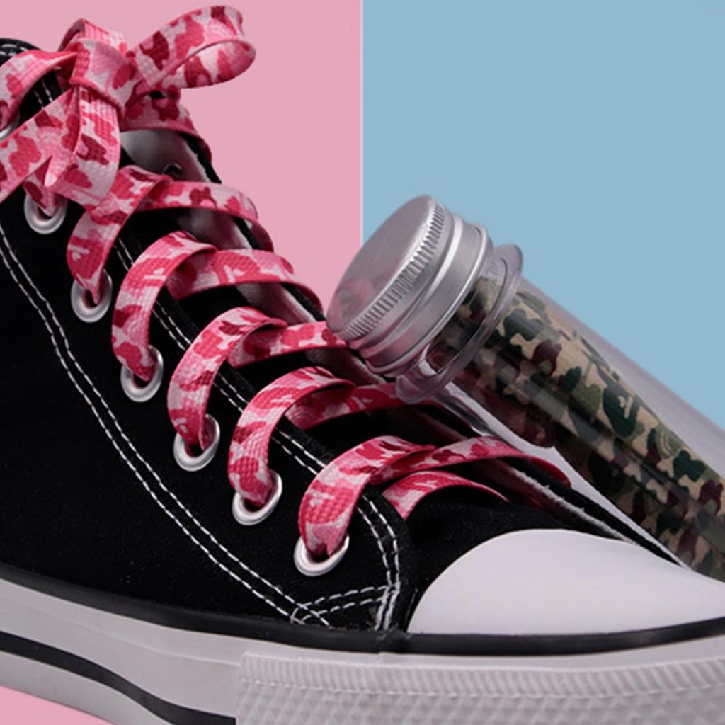 Cloud Camouflage Flat Shoelaces For Sneakers Trend Creative Shoelace Colorful Print Shoe Laces Woman Man Shoestring 120CM