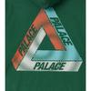 Palace Swirl Tri-Ferg Hood Green Unisex Tops P23HD111