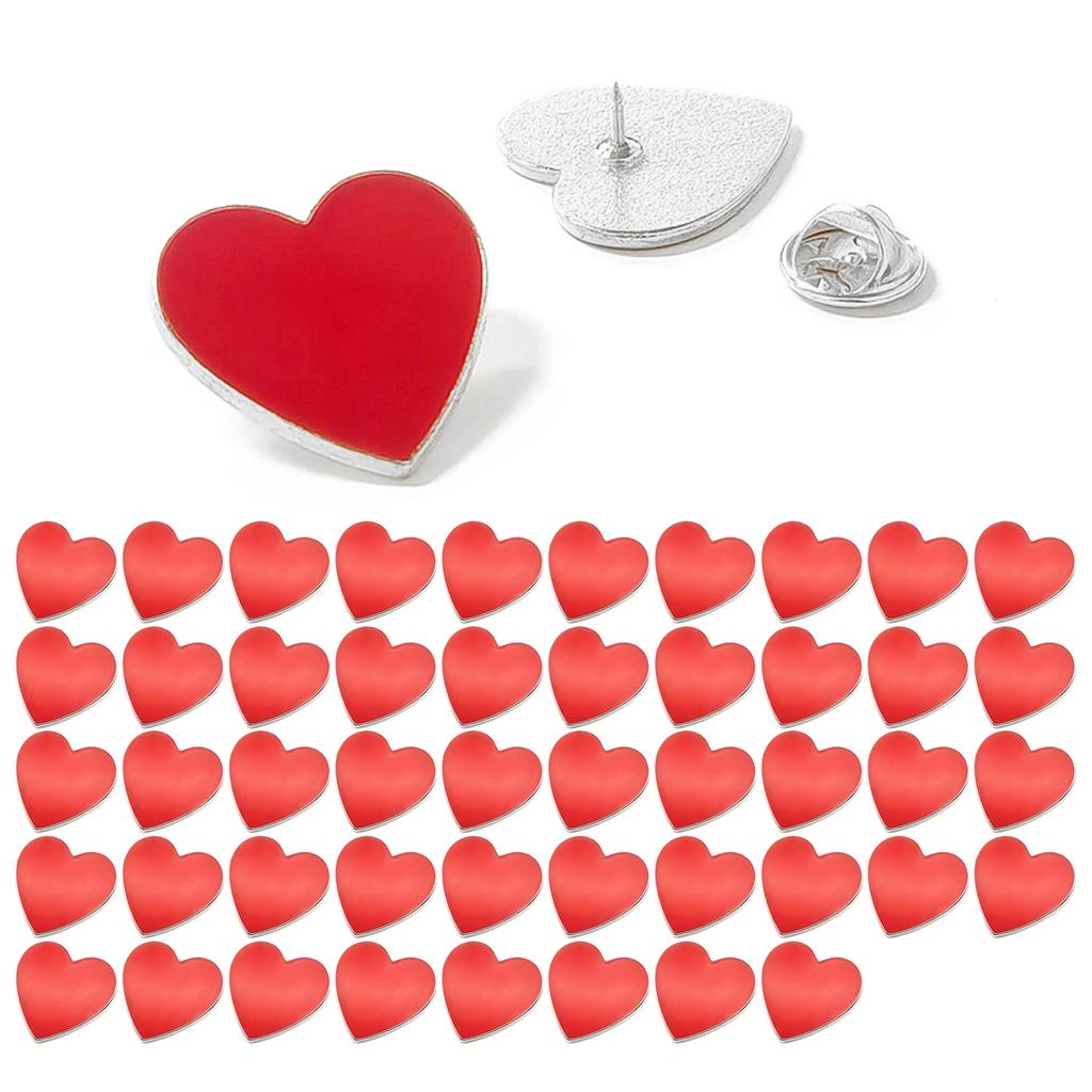 Unique Heart Shaped Brooch For Couples And Friend Crafted From Sturdy Alloy