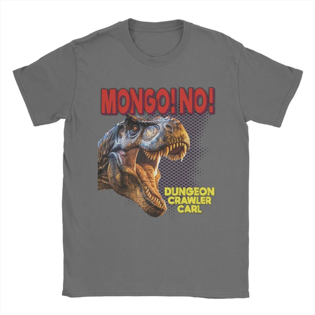 Vintage Dungeon Crawler Carl Mongo No TShirt Men Crewneck Cotton T Shirts Short Sleeve Tees Plus Size Clothes