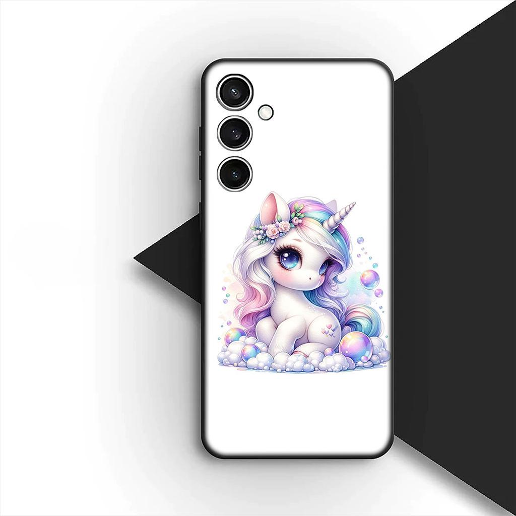 Casing for Apple iPhone 12 13 Pro Max Mini ProMax X XR Air 13Pro XS Phone Cover Protective Case Unicorn Wallpaper Lovely