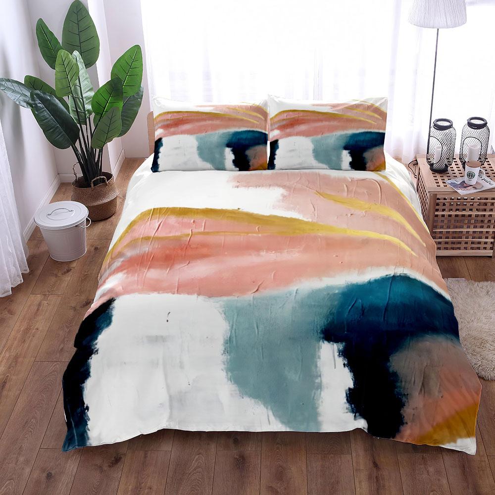 Copper Turquoise Patina Texture Duvet Cover Set King Queen Twin Single Size Duvet Cover Pillow Cases Bed Linen Set