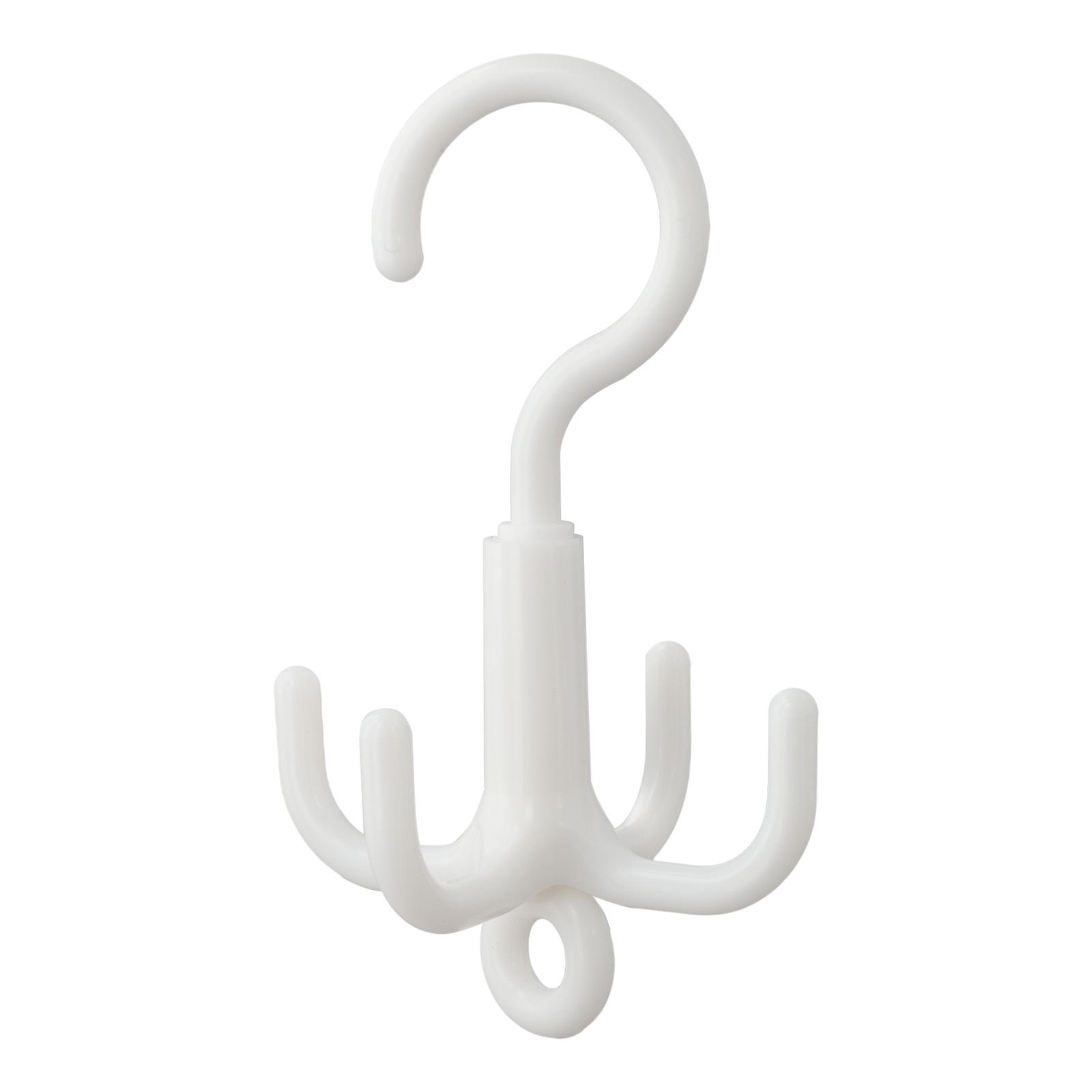 

Sophisticated Design of Four Claw Swivel Hooks in Silver White Color White-1pcs