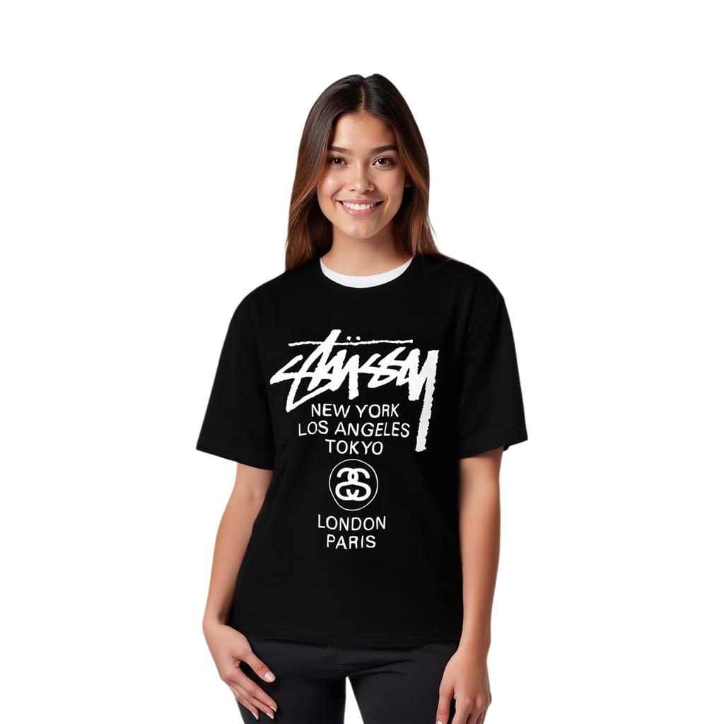 Stussy T-shirt girocollo a maniche corte 3903962