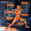 Robot Control Inertia Models Creative Action Figures Set With Joints Magnetic