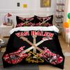 Van Halen Guitar Art Design Bedding Duvet Cover Set Duvet Cover Pillowcases (1*Duvet Cover 2*Pillowcases, Without Duvet Insert)