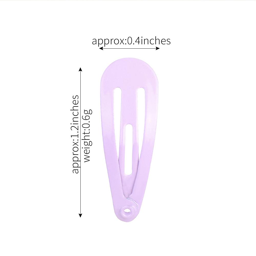 30Pcs/Set New Women Girls Cute Colorful Waterdrop Shape Hairpin Sweet Hair Clips Barrettes Slid Clip Fashion Hair Accessories