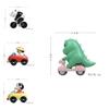Panda Bicycle Resin Magnet Clip With Creative 3d Design For Refrigerator Decor And Gift Giving