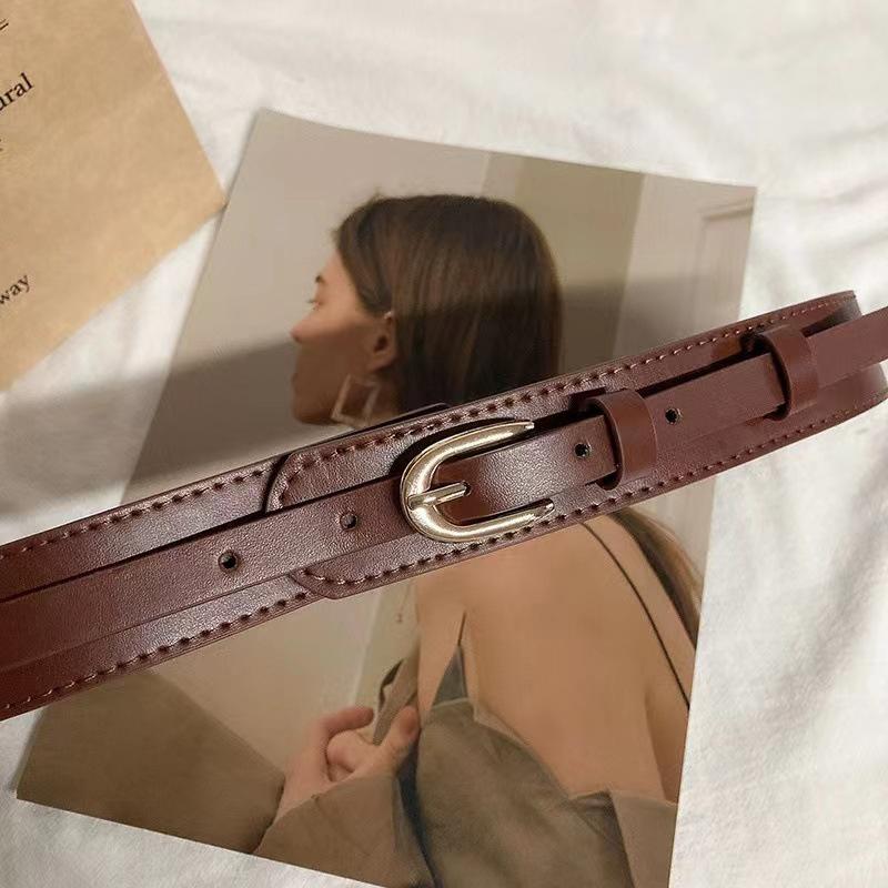 Centură Detașabilă din Piele PU, Elegantă, cu Cataramă cu Ac, Bandă Lată pentru Talie, Curea Vintage pentru Palton, Rochie, Femei