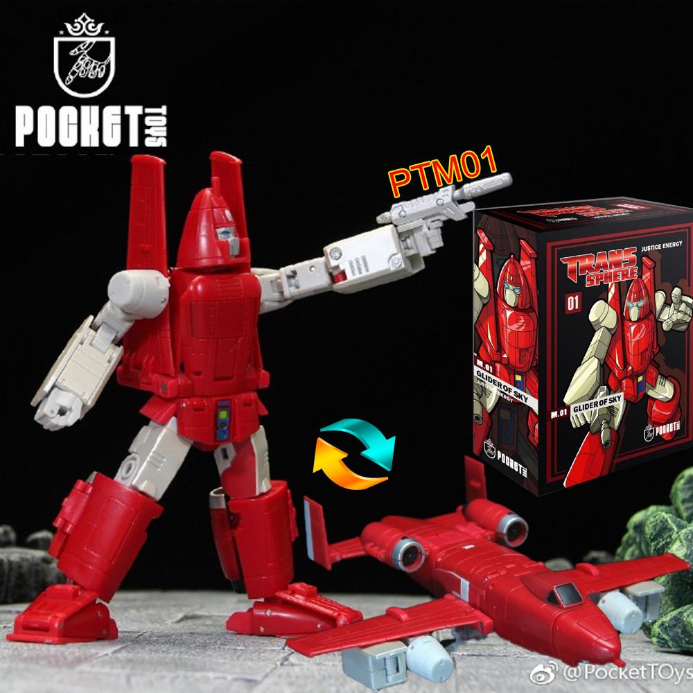 

Трансформація Міні-іграшка Pochket Toys Soundwave PT04 Shockwave PT03 Powerglide M01 Деформація Фігурка Дії DX9