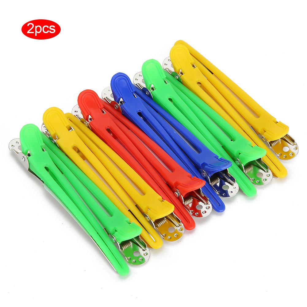 24pcs Duckbilled Clip Aluminum Hairdressing Hairstyle Pin for Hair Salon Barber ShopHairdressing Pin