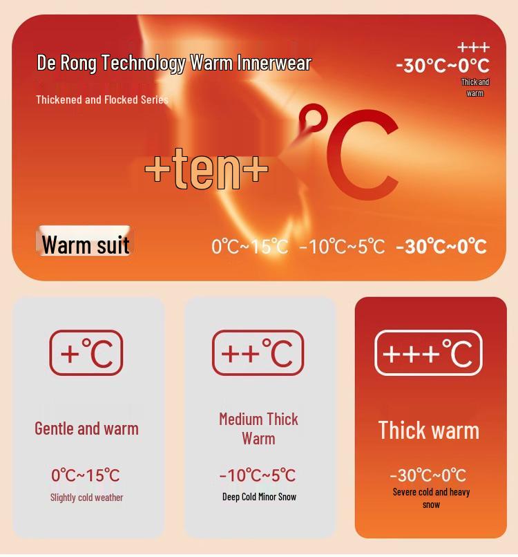 Reversible Thermal Long-Sleeve T-Shirt: Thick Solid Base Layer for Layering